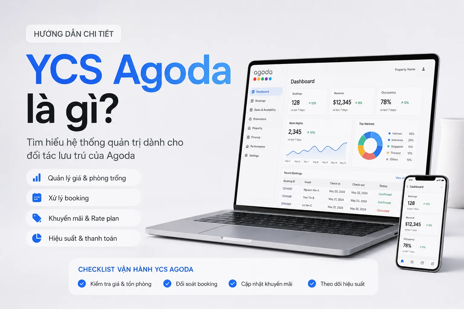 YCS Agoda Là Gì? Hướng Dẫn Sử Dụng Cho Chủ Khách Sạn Từ A–Z