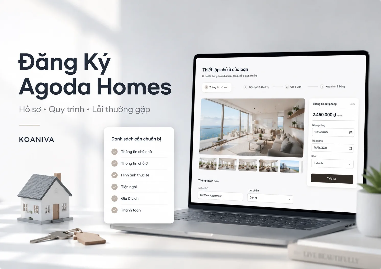 Đăng Ký Agoda Homes: Hồ Sơ, Quy Trình & Lỗi Thường Gặp