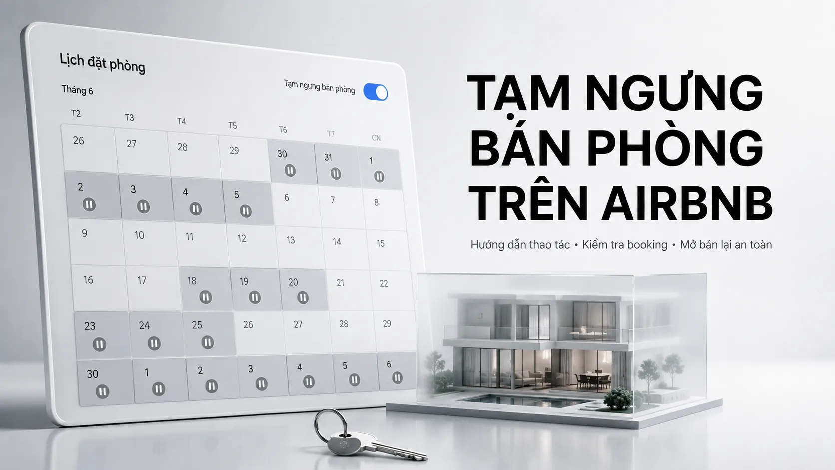 Tạm ngưng bán phòng trên Airbnb: hướng dẫn chi tiết và checklist kiểm tra