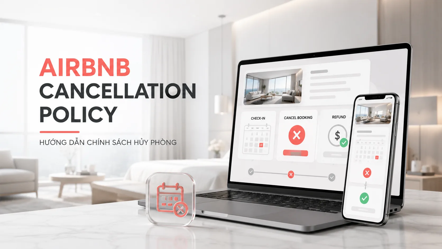 Airbnb Cancellation Policy: Hướng dẫn hiểu đúng chính sách hủy phòng