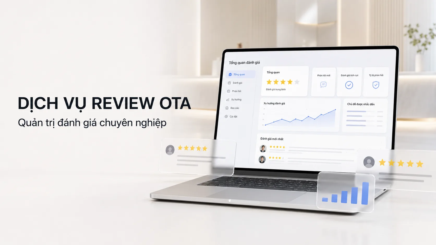 Dịch vụ review OTA: Quản trị đánh giá minh bạch và bền vững