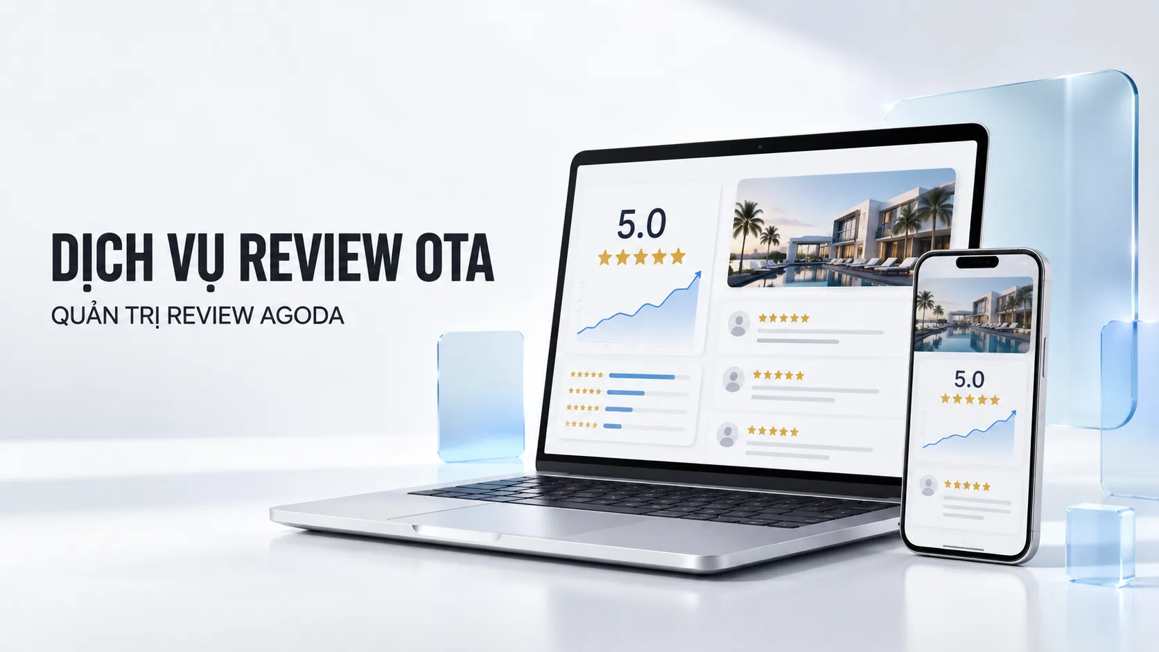 Dịch vụ review OTA: Quản trị đánh giá Agoda minh bạch và bền vững