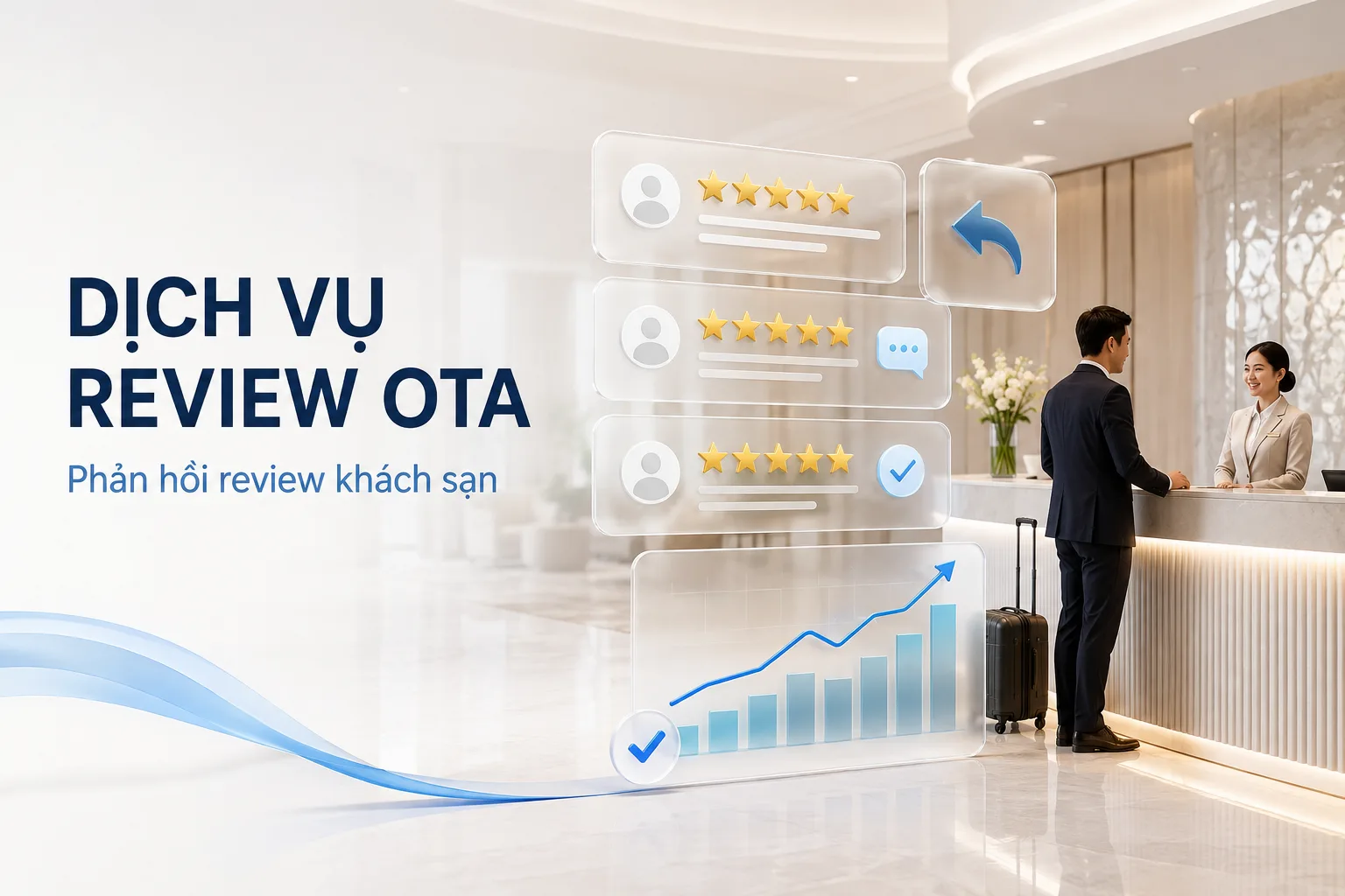 Dịch vụ review OTA và phản hồi review khách sạn chuyên nghiệp
