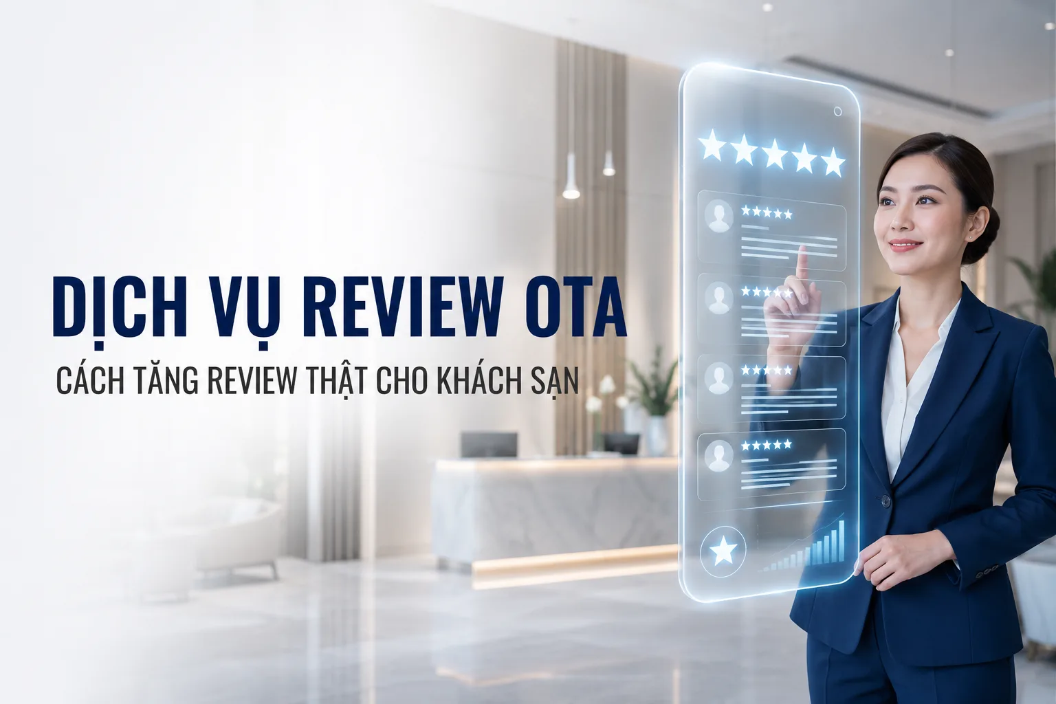 Dịch vụ review OTA và cách tăng review thật cho khách sạn