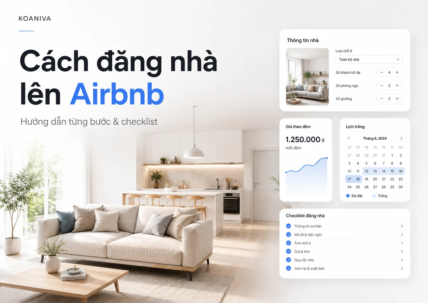 Cách Đăng Nhà Lên Airbnb: Hướng Dẫn Từng Bước Cho Người Mới