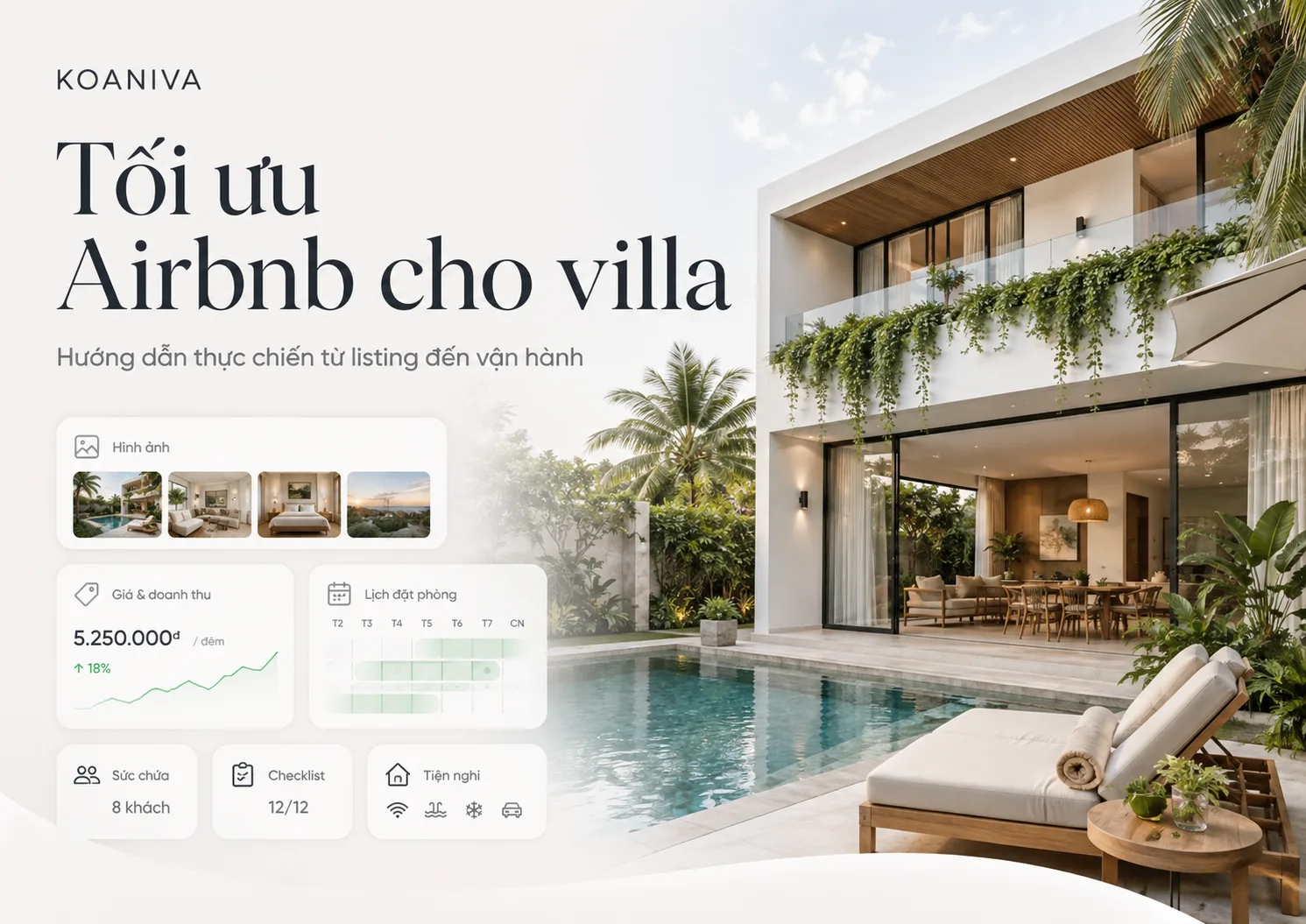 Tối Ưu Airbnb Cho Villa: Hướng Dẫn & Checklist Thực Chiến