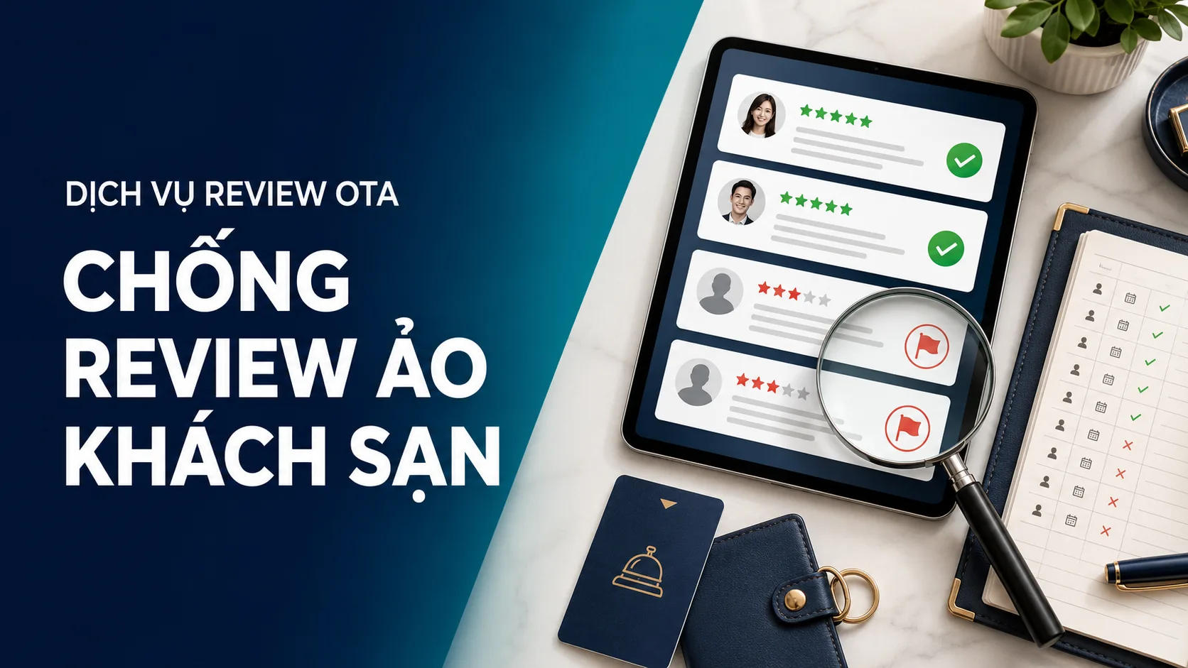 Dịch vụ review OTA và cách chống review ảo khách sạn