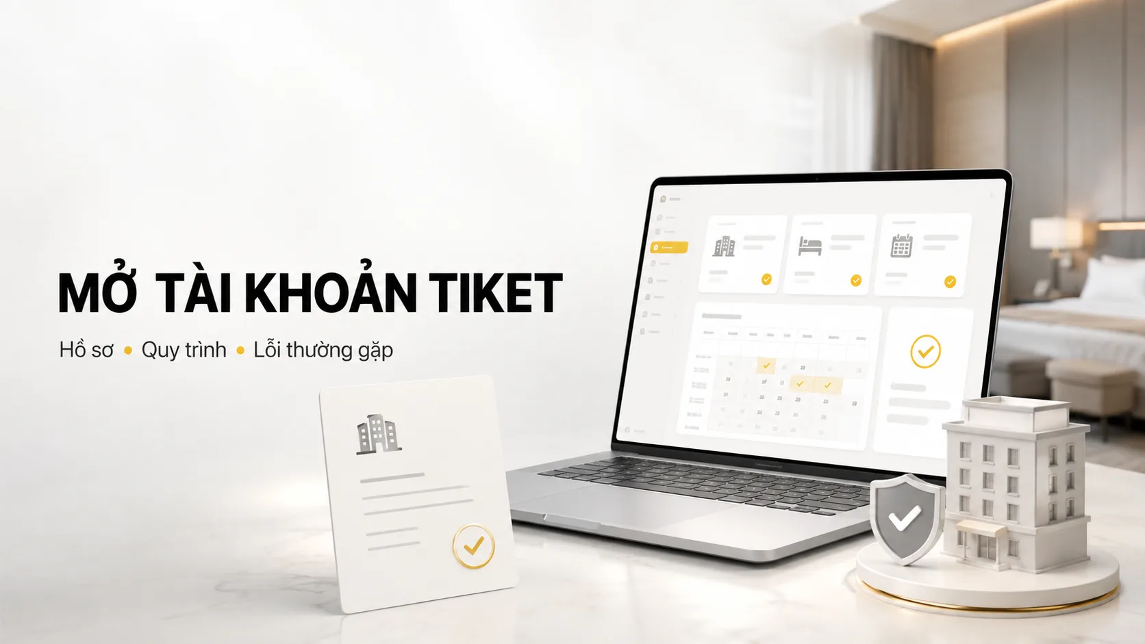 Mở tài khoản Tiket: hồ sơ, quy trình và lỗi thường gặp