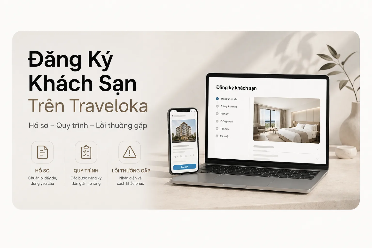 Đăng Ký Khách Sạn Trên Traveloka: Hồ Sơ, Quy Trình & Lỗi Thường Gặp