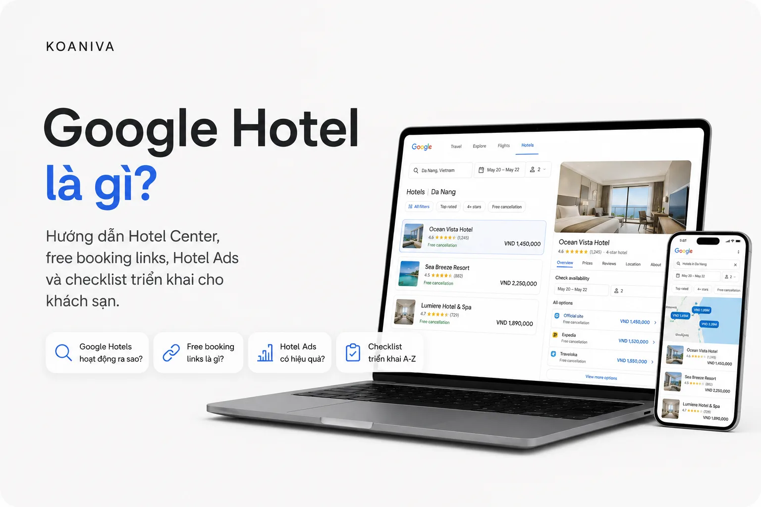 Google Hotel Là Gì? Hướng Dẫn Hotel Center, Free Booking Links Và Hotel Ads