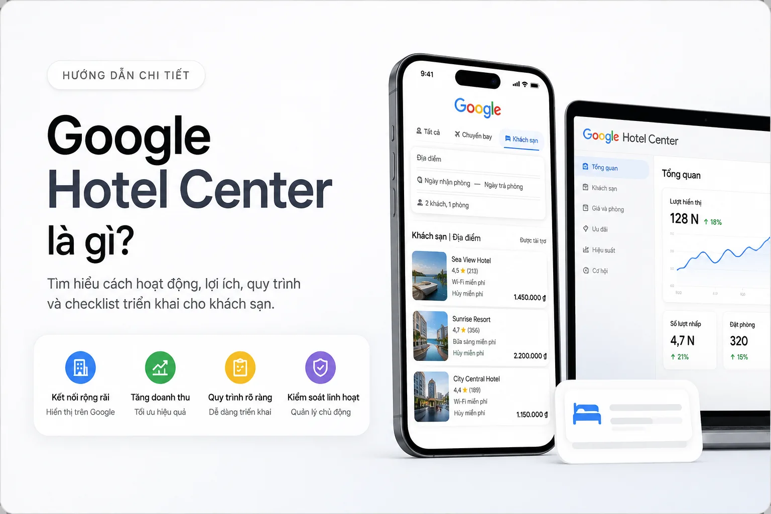 Google Hotel Center là gì? Hướng dẫn cách hoạt động và checklist triển khai