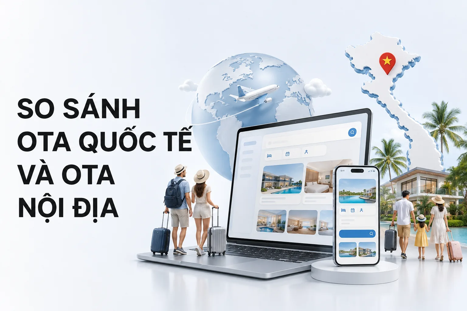 So sánh OTA quốc tế và OTA nội địa: Khách sạn nên chọn kênh nào?