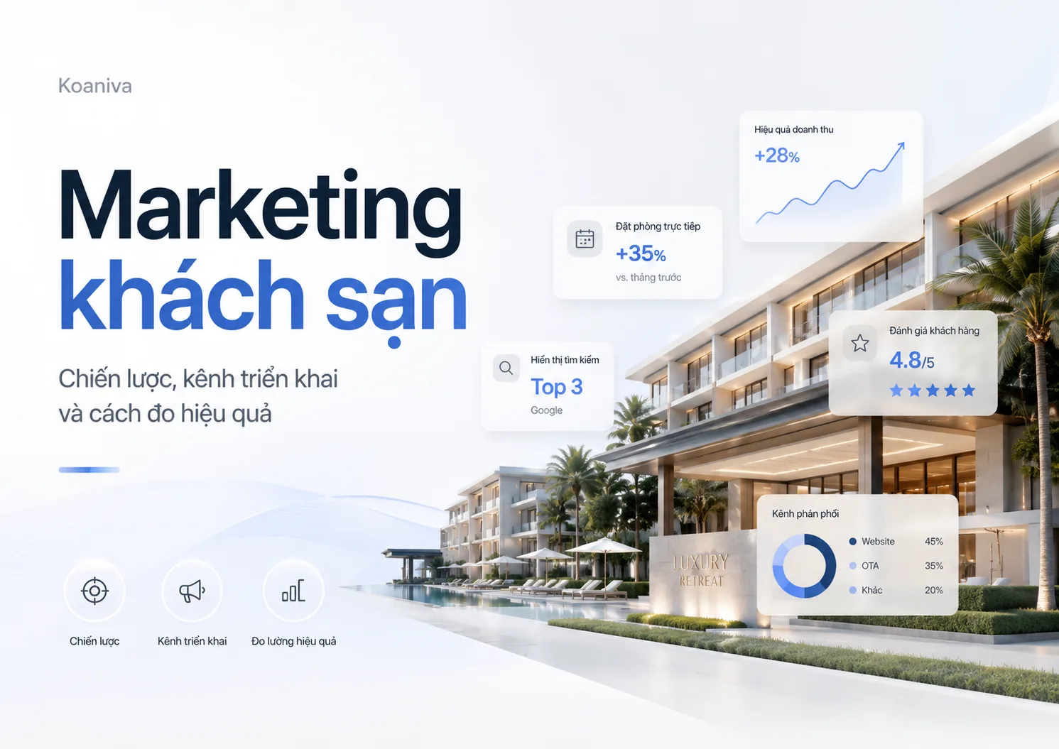 Marketing khách sạn: chiến lược, kênh triển khai và cách đo hiệu quả