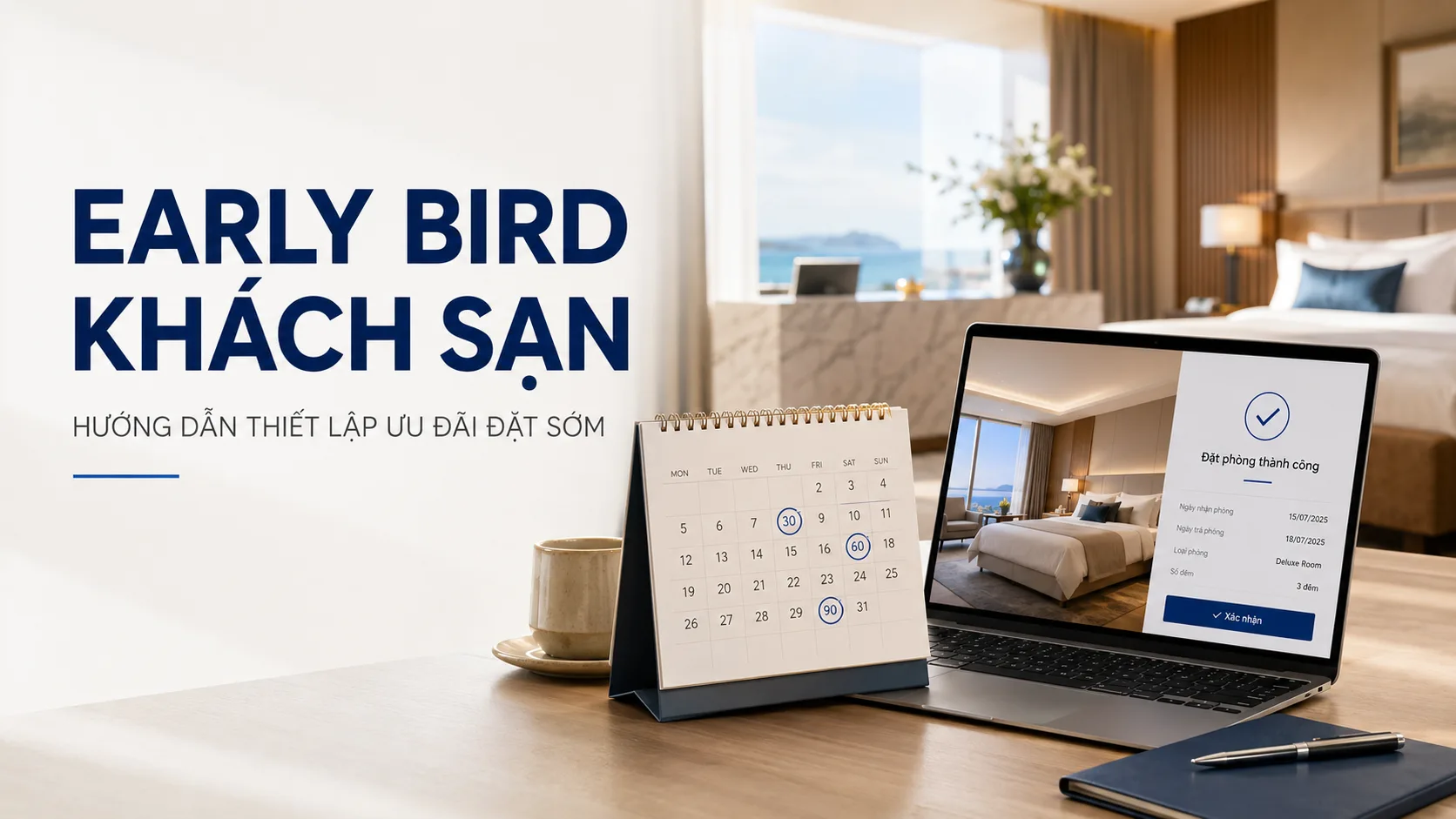 Early bird khách sạn: Hướng dẫn thiết lập ưu đãi đặt sớm hiệu quả