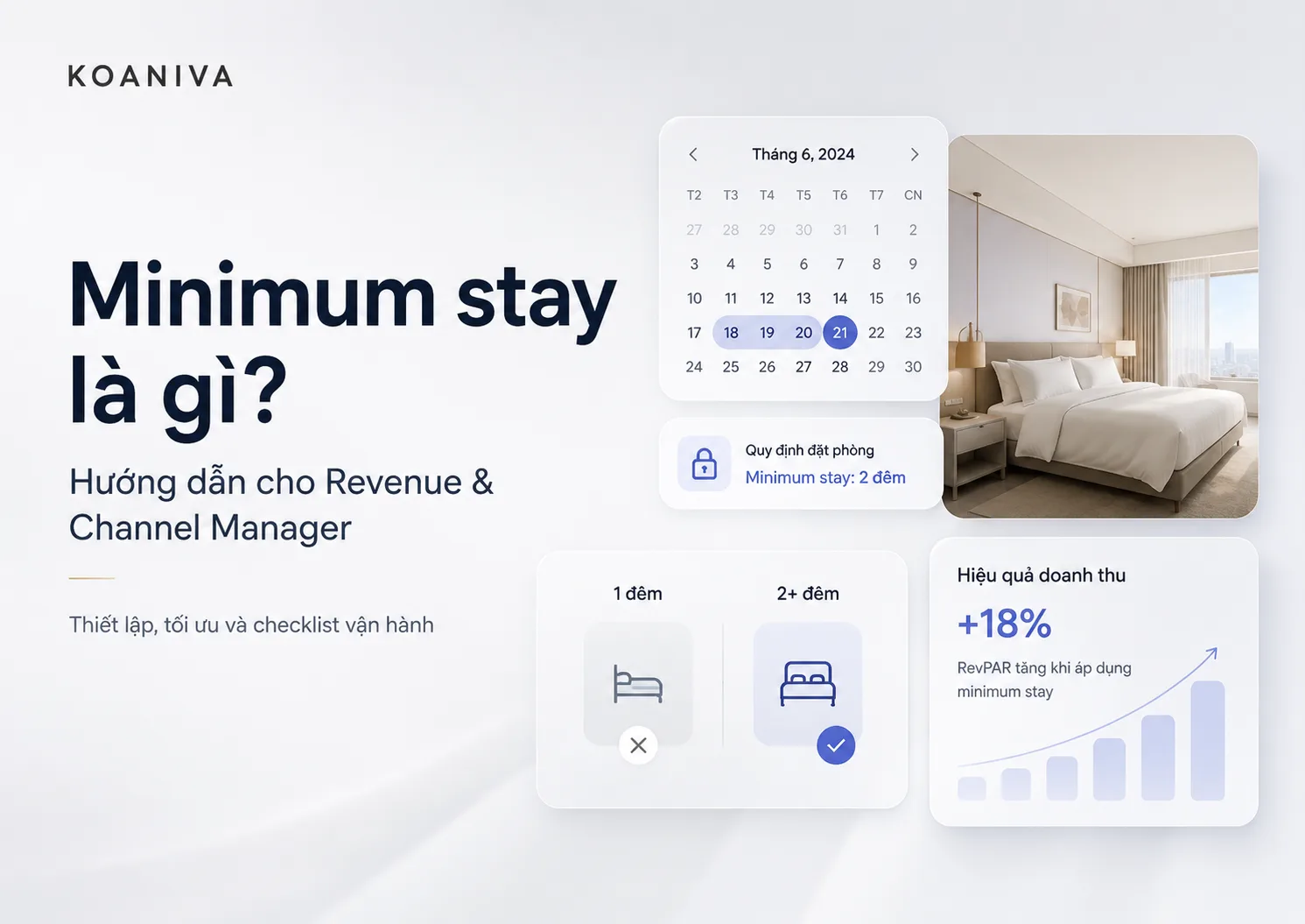 Minimum Stay Là Gì? Hướng Dẫn Thiết Lập Cho Revenue & Channel Manager