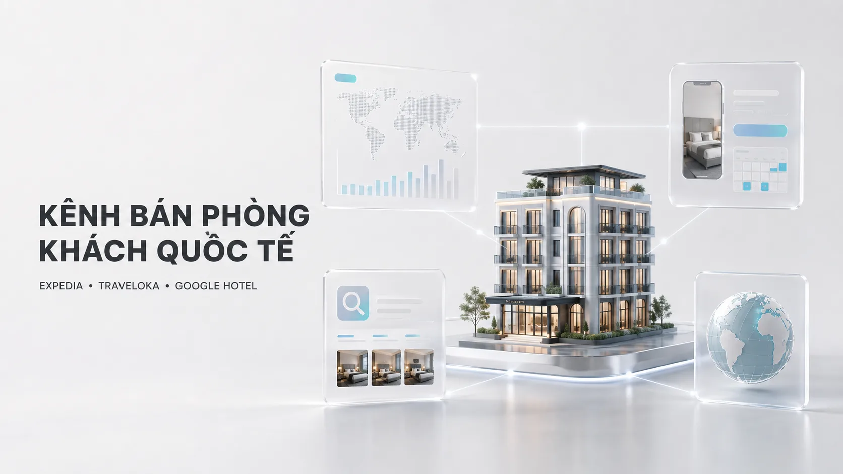 Kênh bán phòng khách quốc tế: Hướng dẫn lựa chọn và vận hành hiệu quả