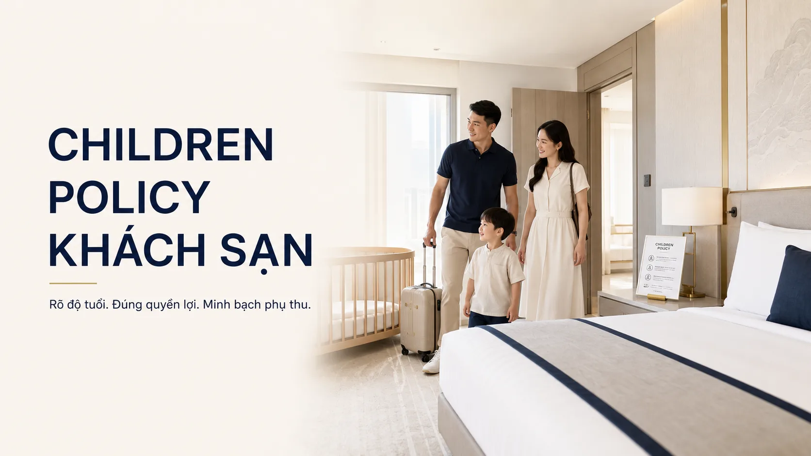 Children policy khách sạn: Hướng dẫn thiết lập chính sách trẻ em rõ ràng