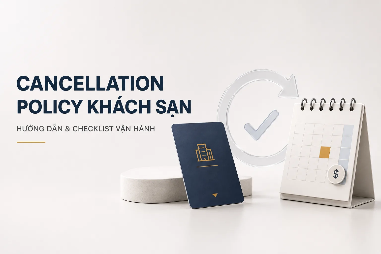 Cancellation policy khách sạn: Hướng dẫn xây dựng chính sách hủy phòng rõ ràng