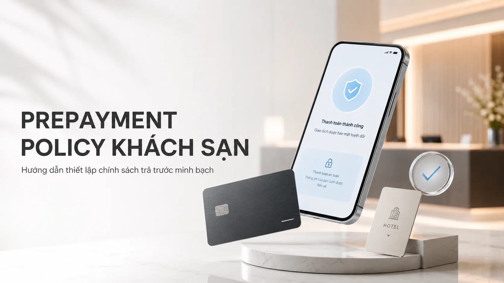 Prepayment policy khách sạn: Hướng dẫn xây dựng chính sách trả trước minh bạch