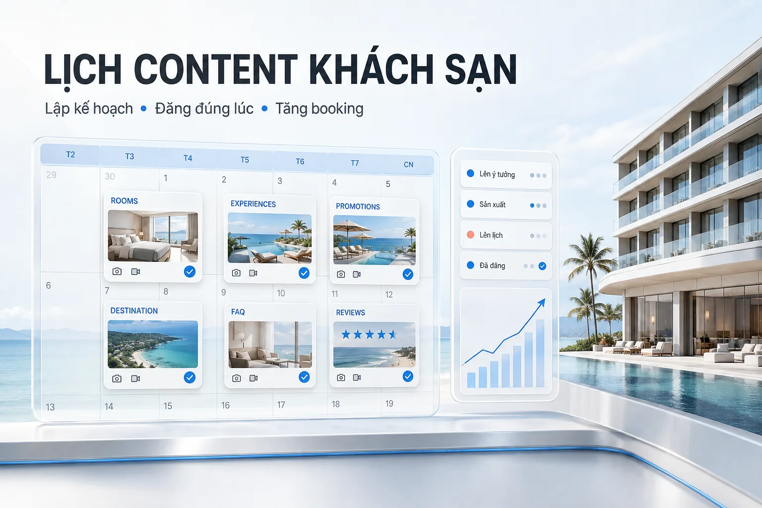 Lịch content khách sạn: Hướng dẫn lập kế hoạch nội dung hiệu quả