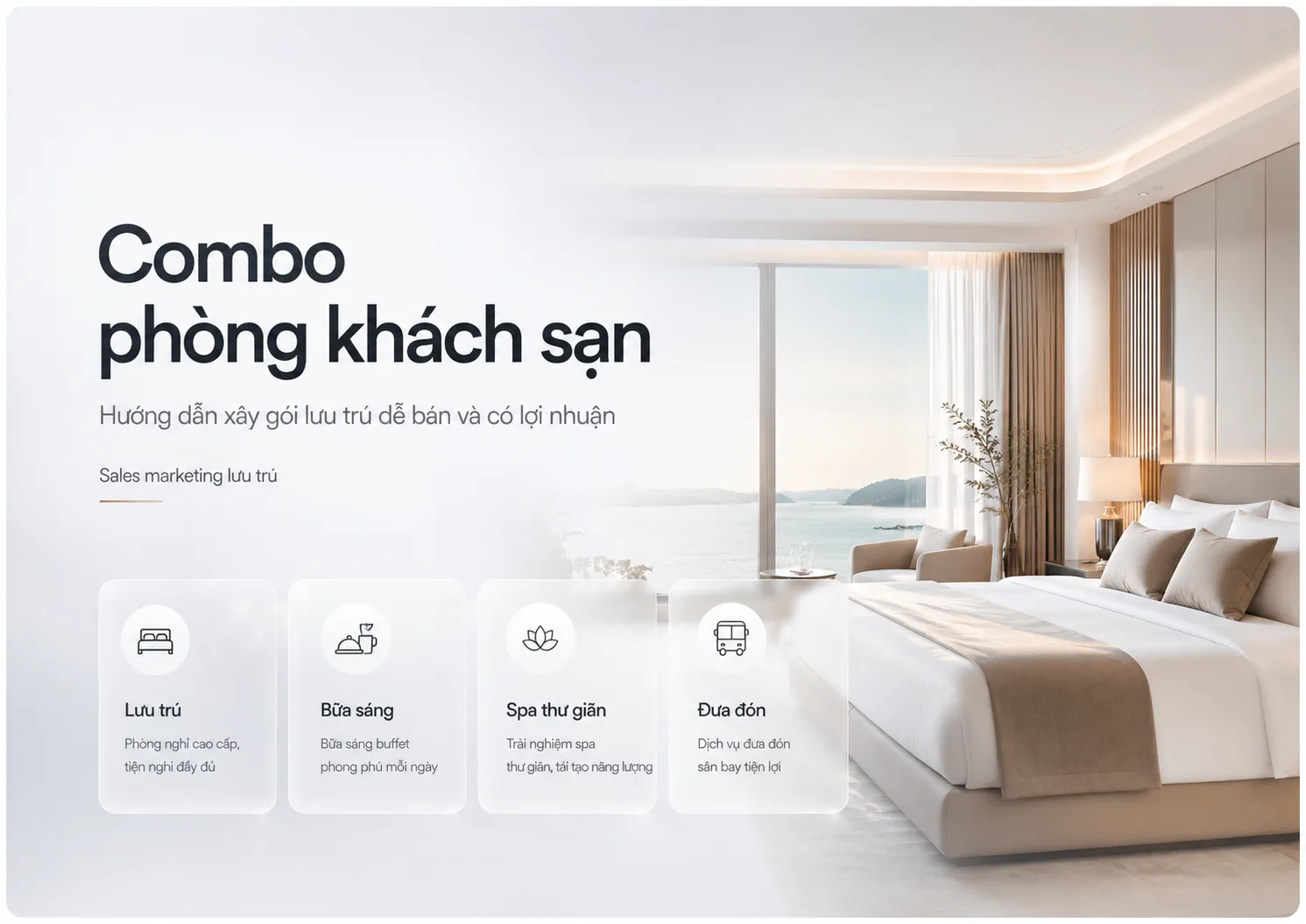 Combo phòng khách sạn: Hướng dẫn xây gói lưu trú dễ bán và có lợi nhuận