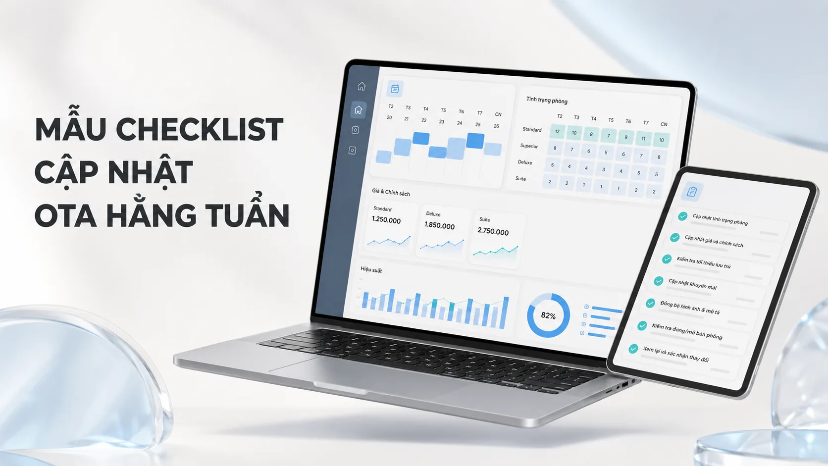 Mẫu checklist cập nhật OTA hằng tuần đầy đủ cho khách sạn và cơ sở lưu trú