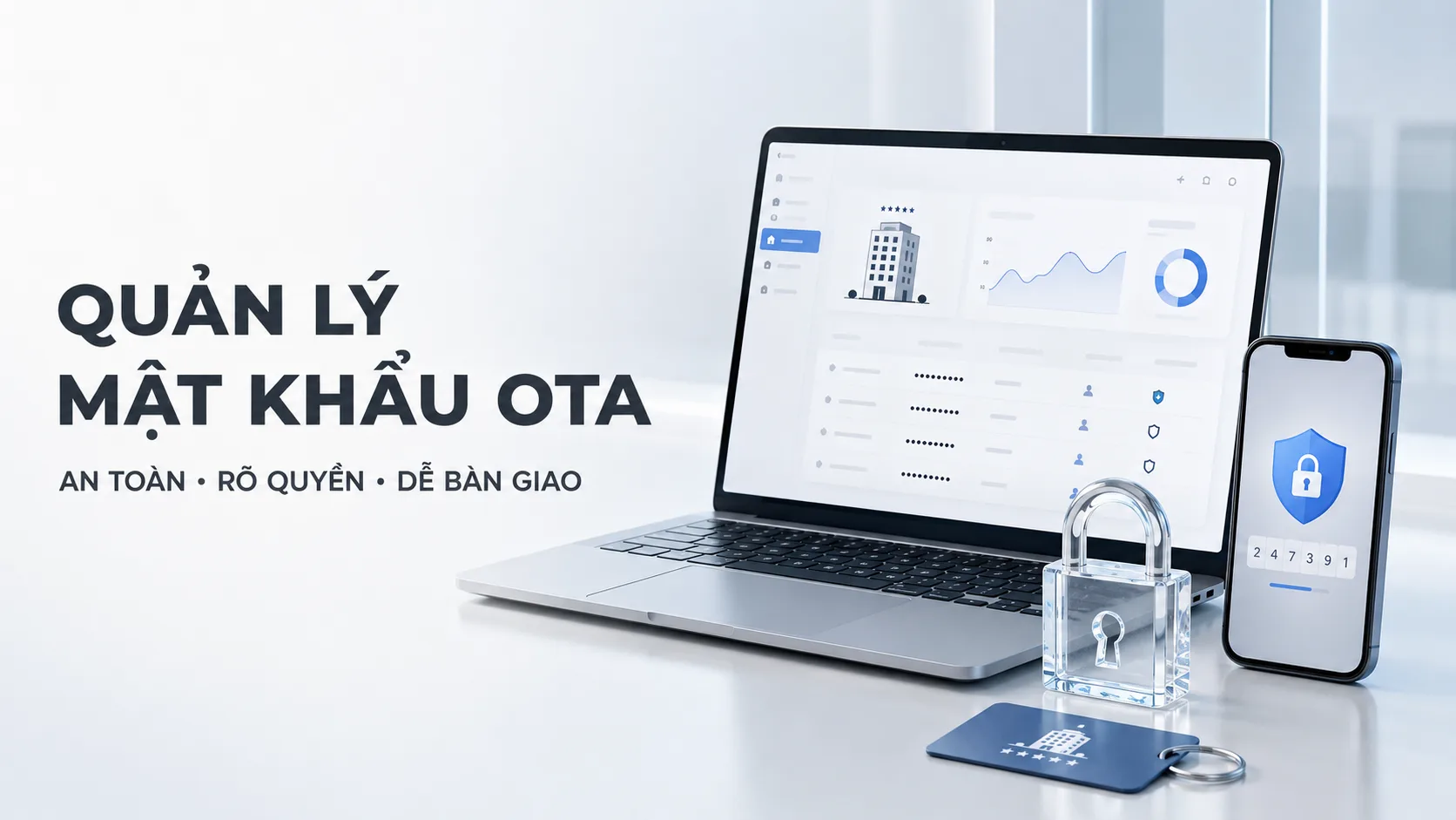 Quản lý mật khẩu OTA: hướng dẫn xây hệ thống truy cập an toàn cho khách sạn