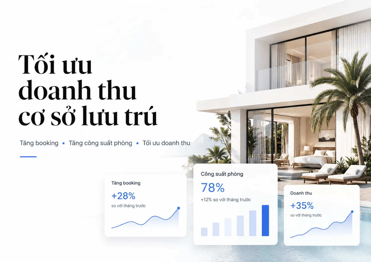 Tối ưu doanh thu cơ sở lưu trú: Tăng booking hiệu quả