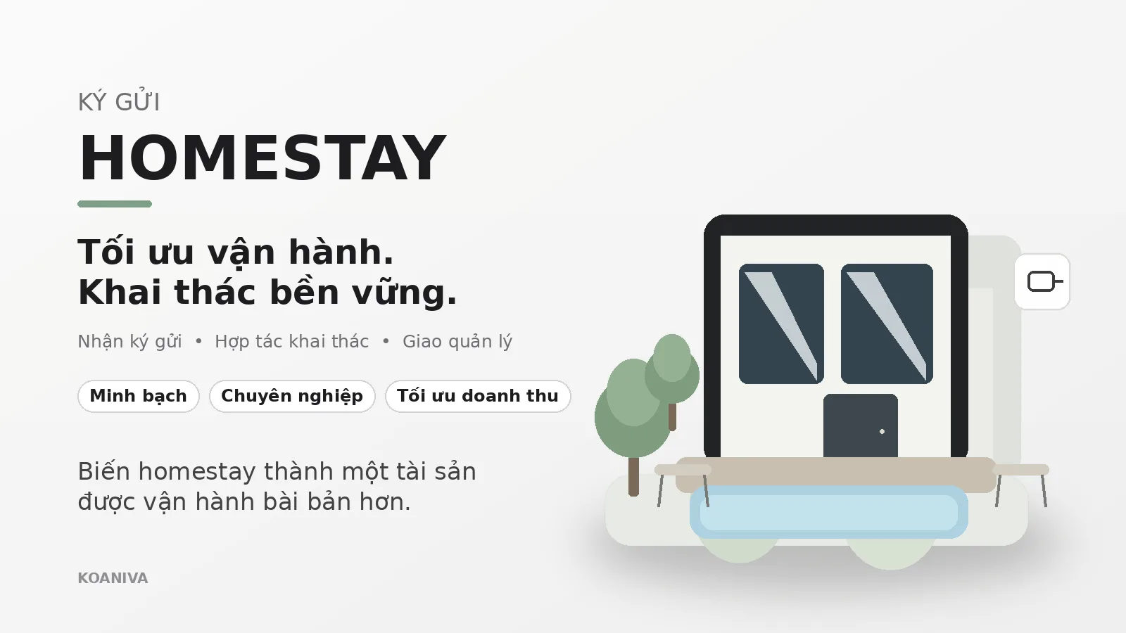 Ký gửi homestay: Hướng dẫn hợp tác khai thác và giao quản lý hiệu quả