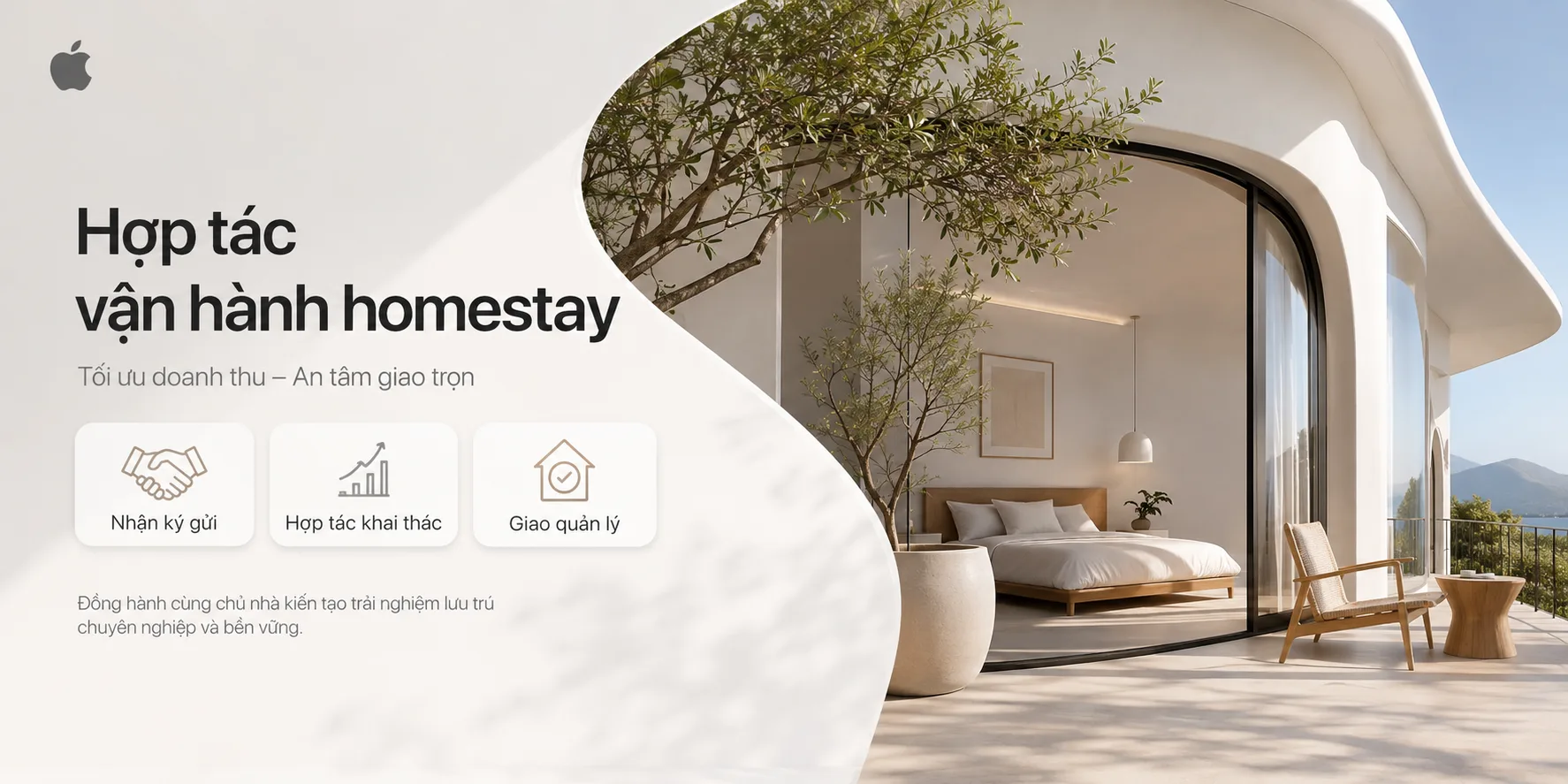 Hợp tác vận hành homestay: Giải pháp khai thác, ký gửi và giao quản lý hiệu quả