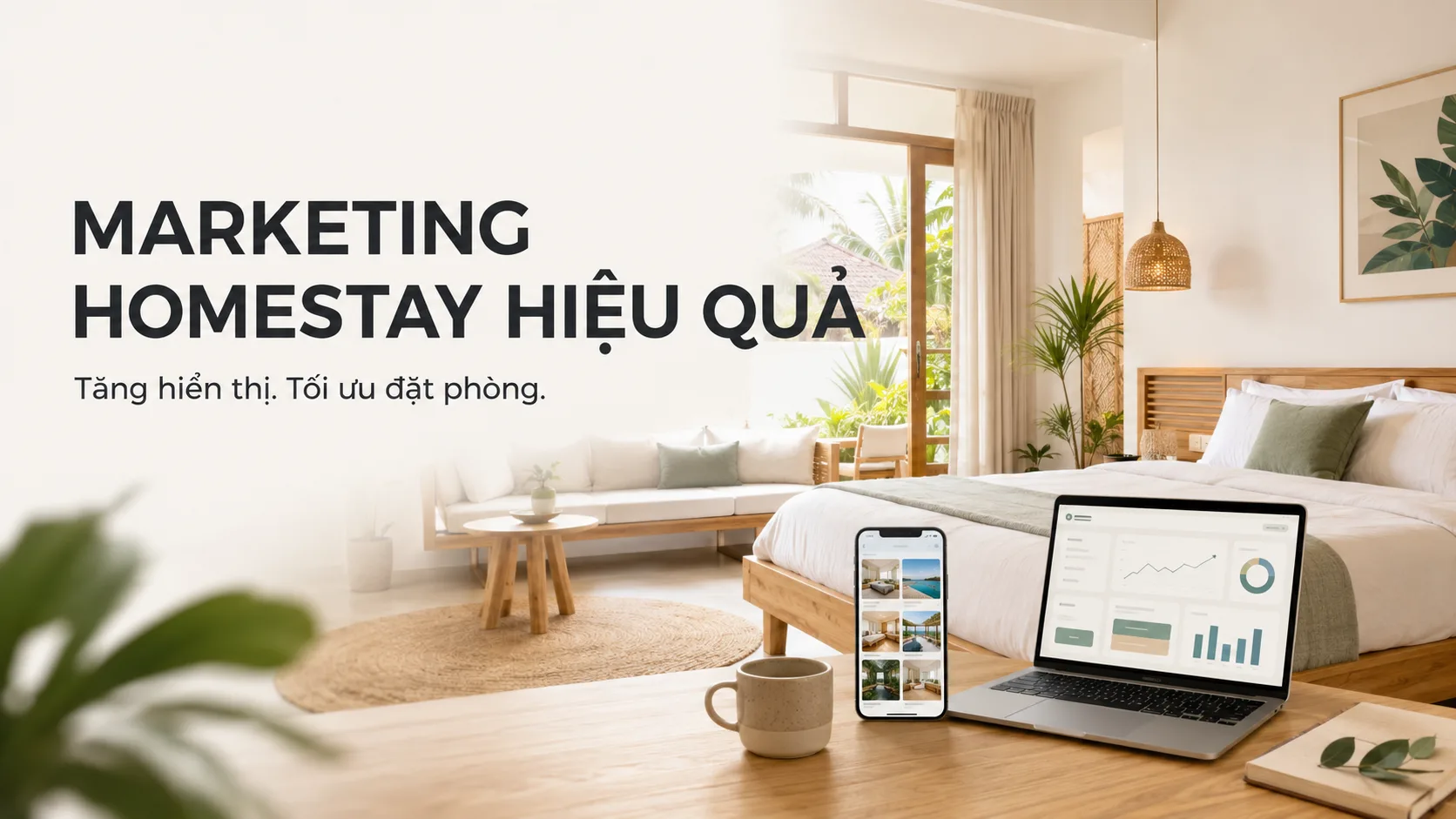 Marketing homestay hiệu quả: Chiến lược tăng hiển thị và đặt phòng