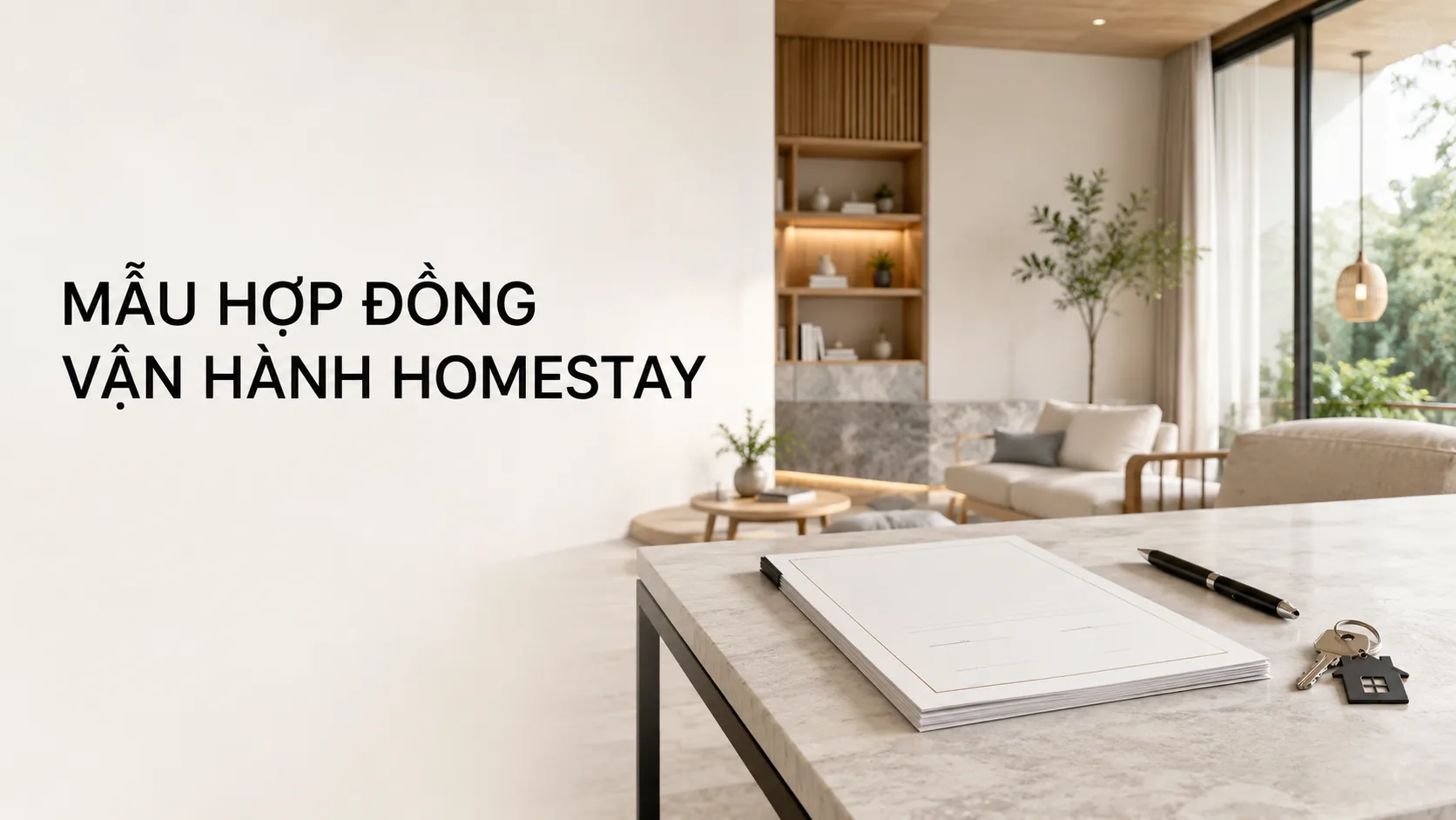 Mẫu hợp đồng vận hành homestay: Nội dung, quyền lợi và điều khoản cần có