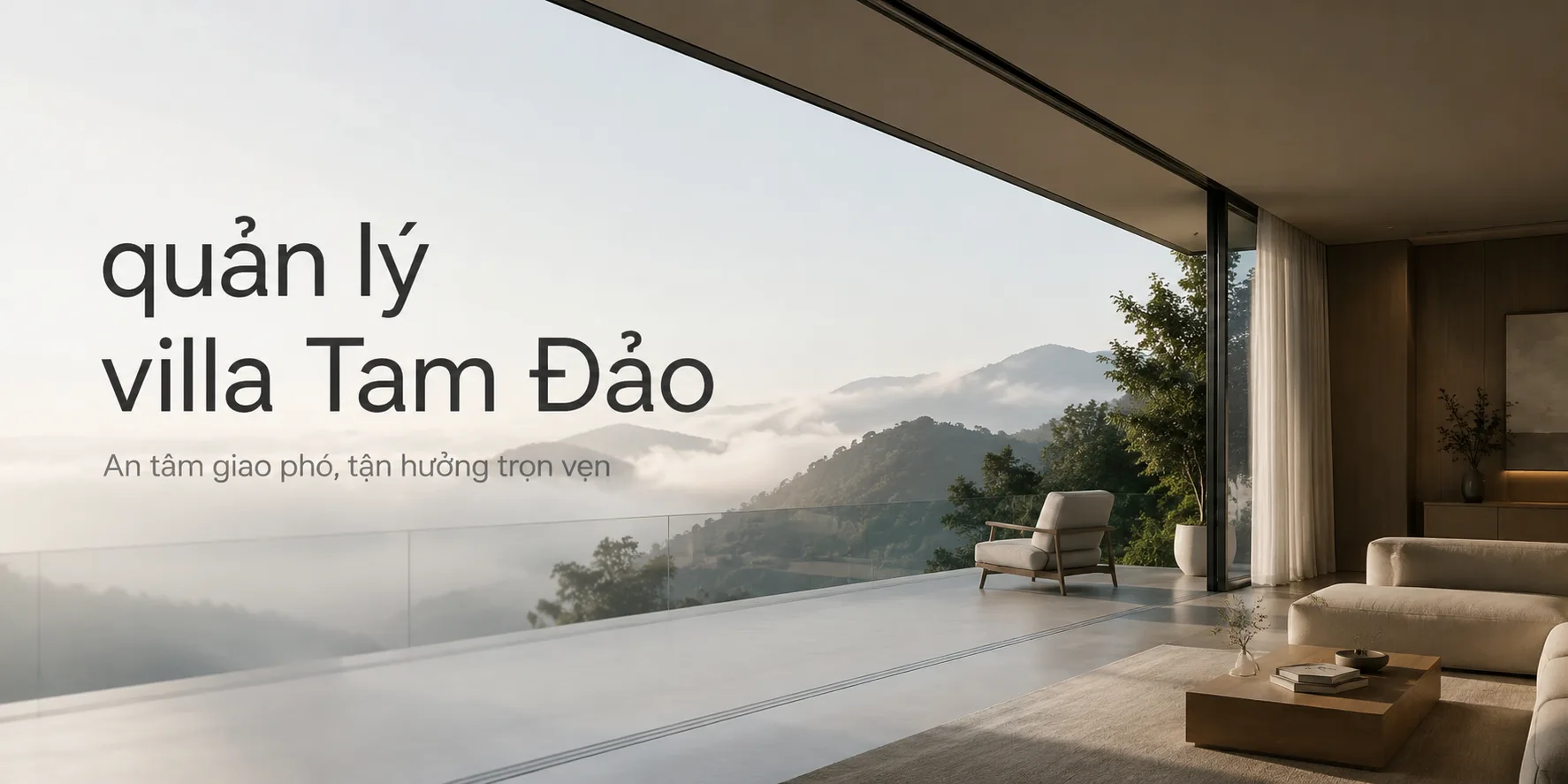 Quản lý villa Tam Đảo: khảo sát, vận hành và quản lý lưu trú hiệu quả