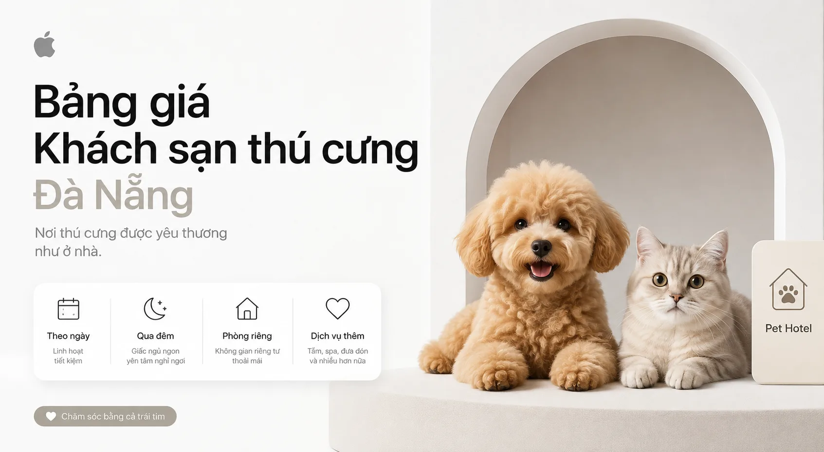 Bảng giá khách sạn thú cưng Đà Nẵng: Chi phí gửi chó mèo và cách chọn dịch vụ phù hợp
