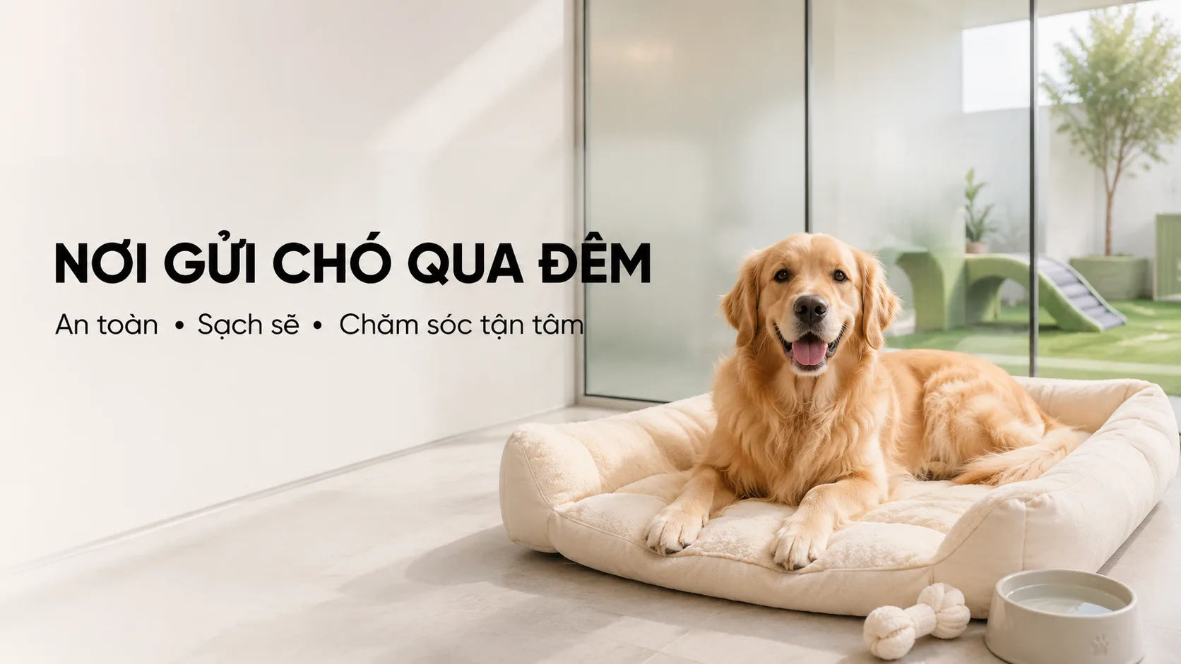 Nơi gửi chó qua đêm: Cách chọn chỗ an toàn, sạch và phù hợp