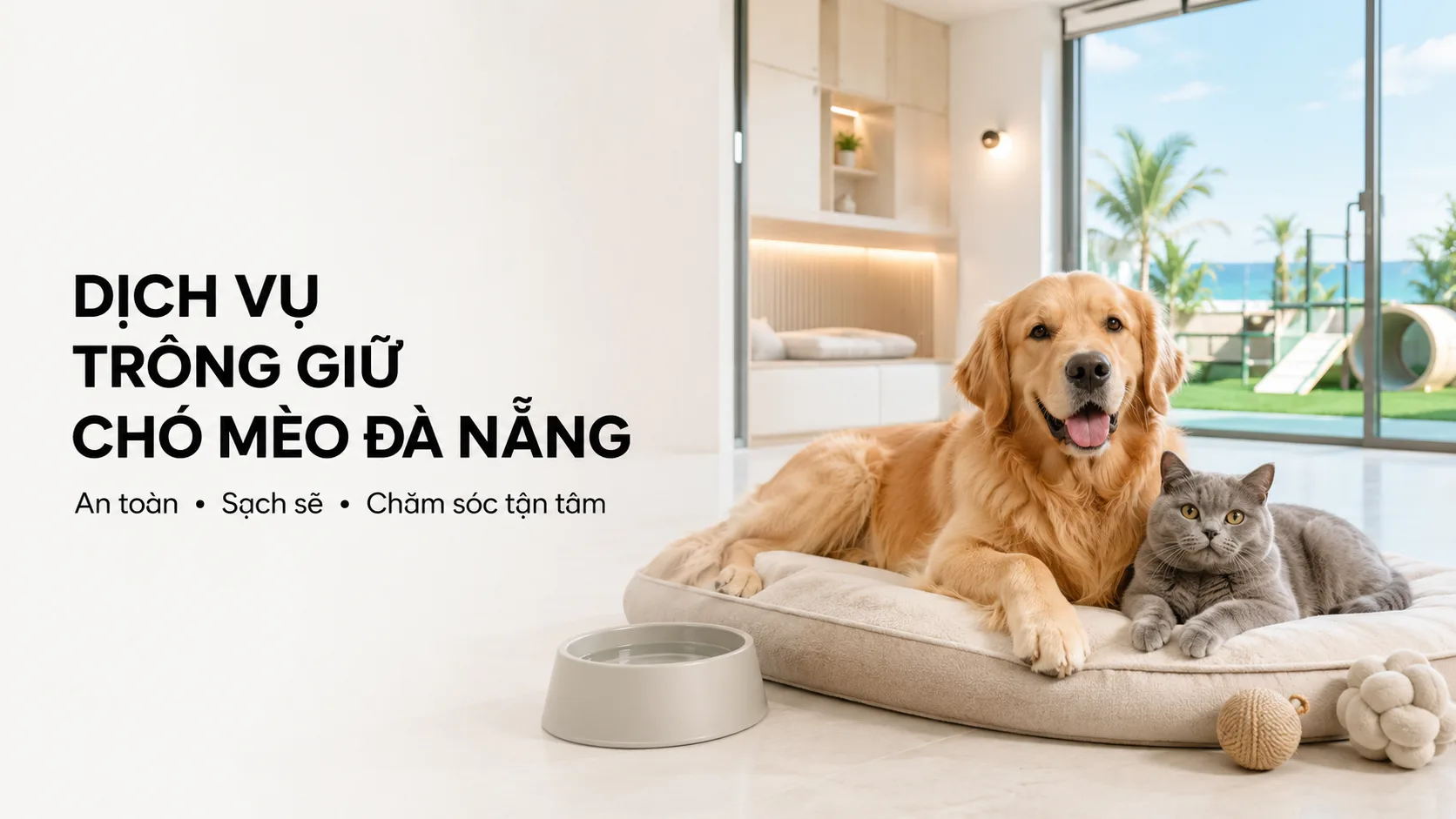 Dịch vụ trông giữ chó mèo Đà Nẵng: Cách chọn nơi uy tín