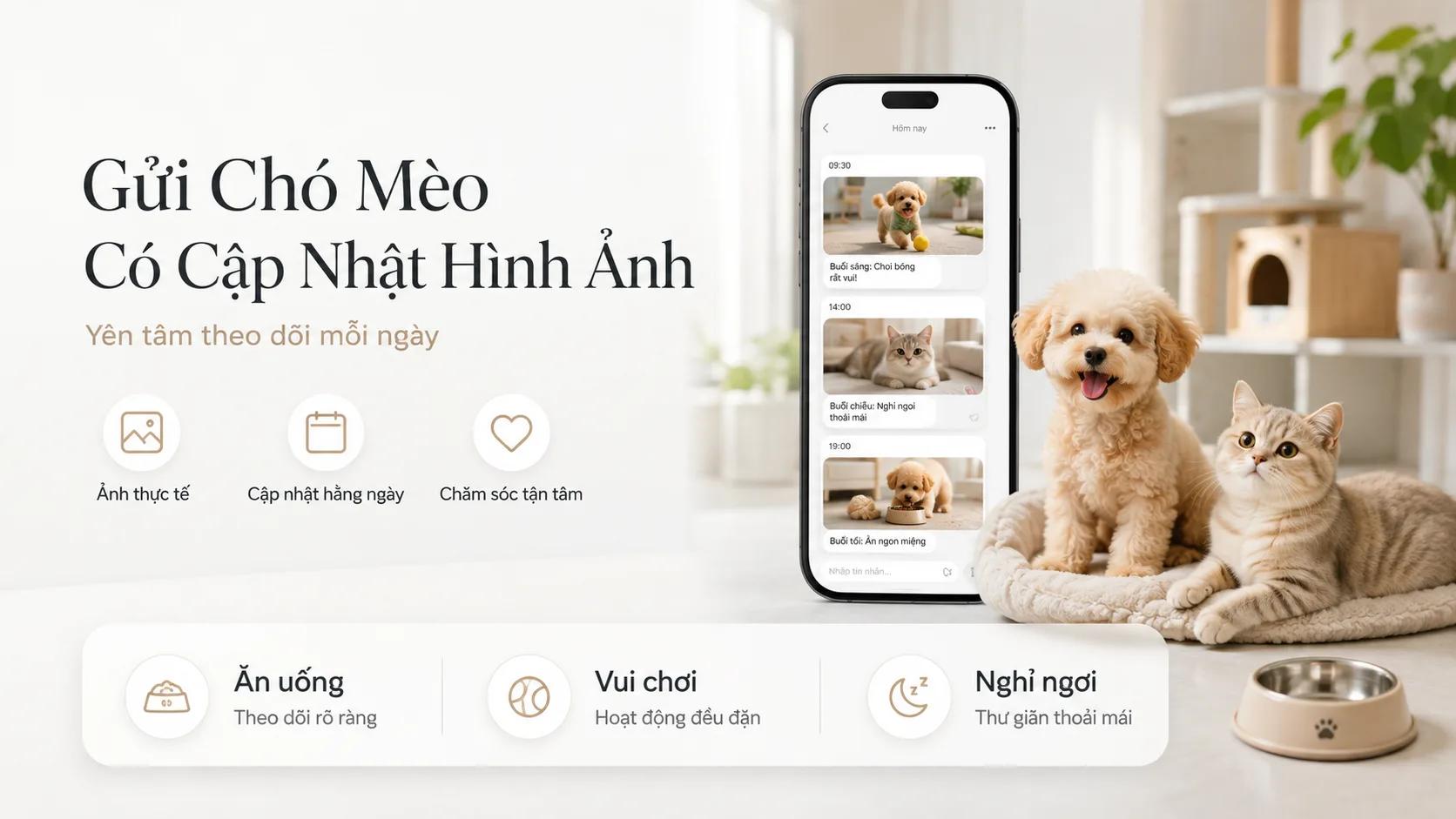 Gửi Chó Mèo Có Cập Nhật Hình Ảnh: Yên Tâm Theo Dõi Mỗi Ngày