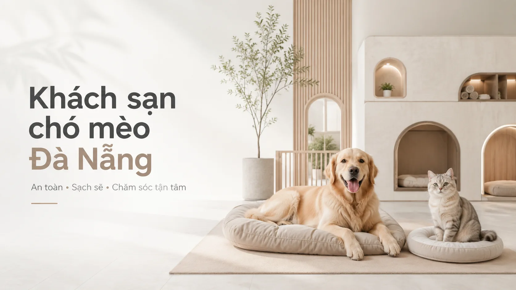 Khách sạn chó mèo Đà Nẵng: Kinh nghiệm chọn nơi gửi thú cưng an toàn, phù hợp