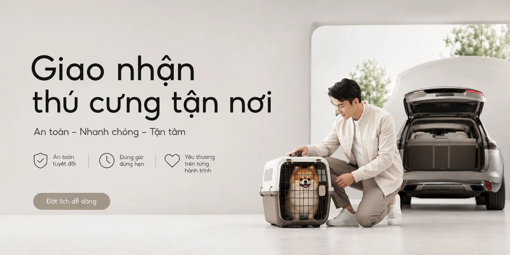 Giao nhận thú cưng tận nơi: Cách chọn dịch vụ an toàn và phù hợp