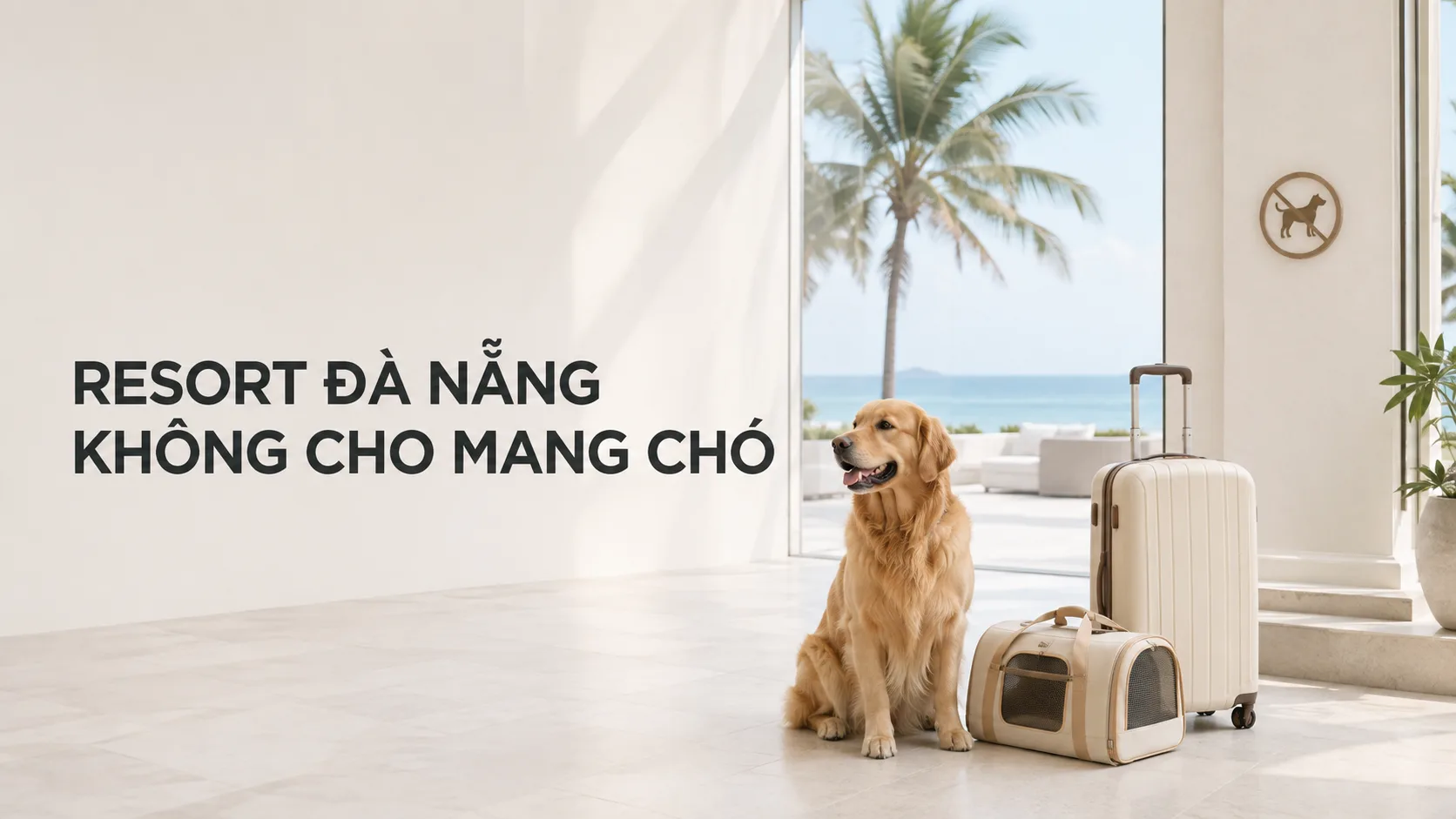 Resort Đà Nẵng không cho mang chó: du khách nên xử lý thế nào?