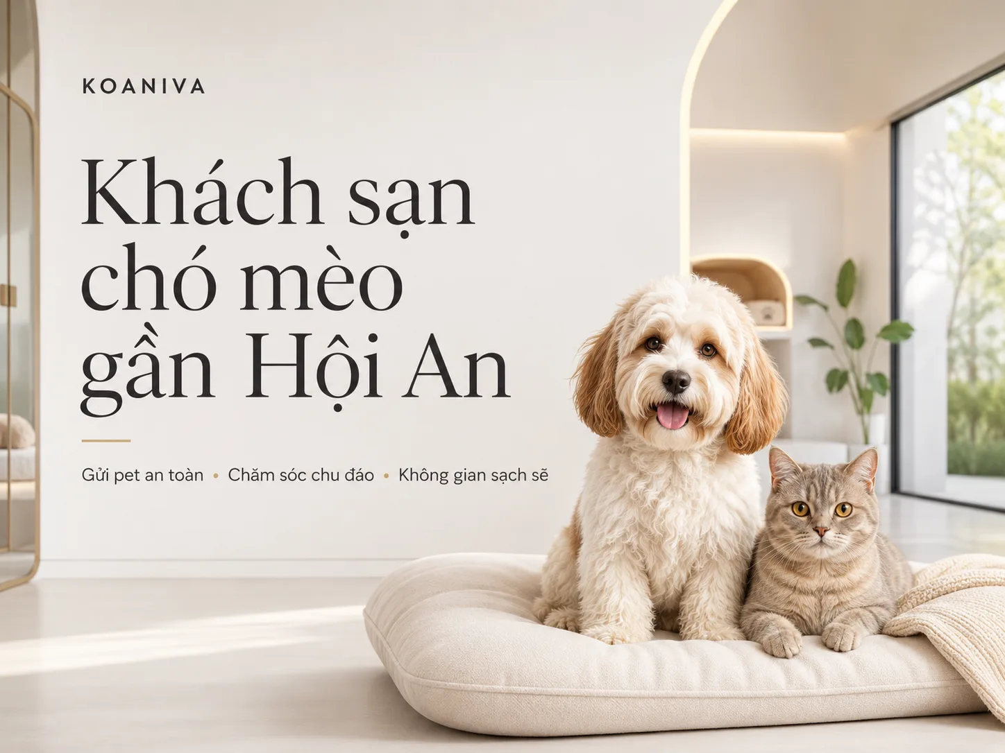 Khách Sạn Chó Mèo Gần Hội An – Gửi Pet An Toàn, Chăm Sóc Chu Đáo