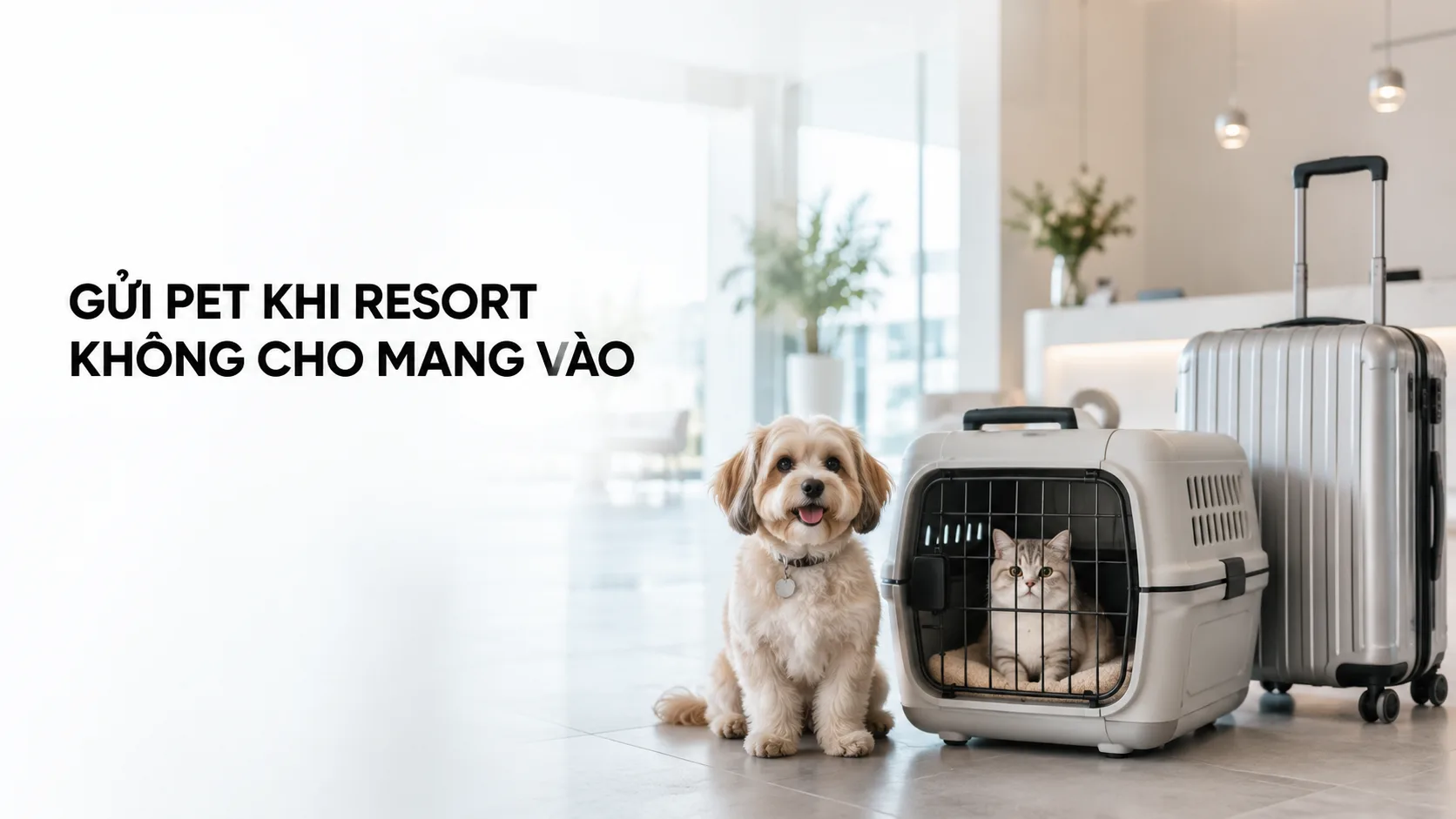 Gửi pet khi resort không cho mang vào: hướng dẫn xử lý an toàn và chủ động