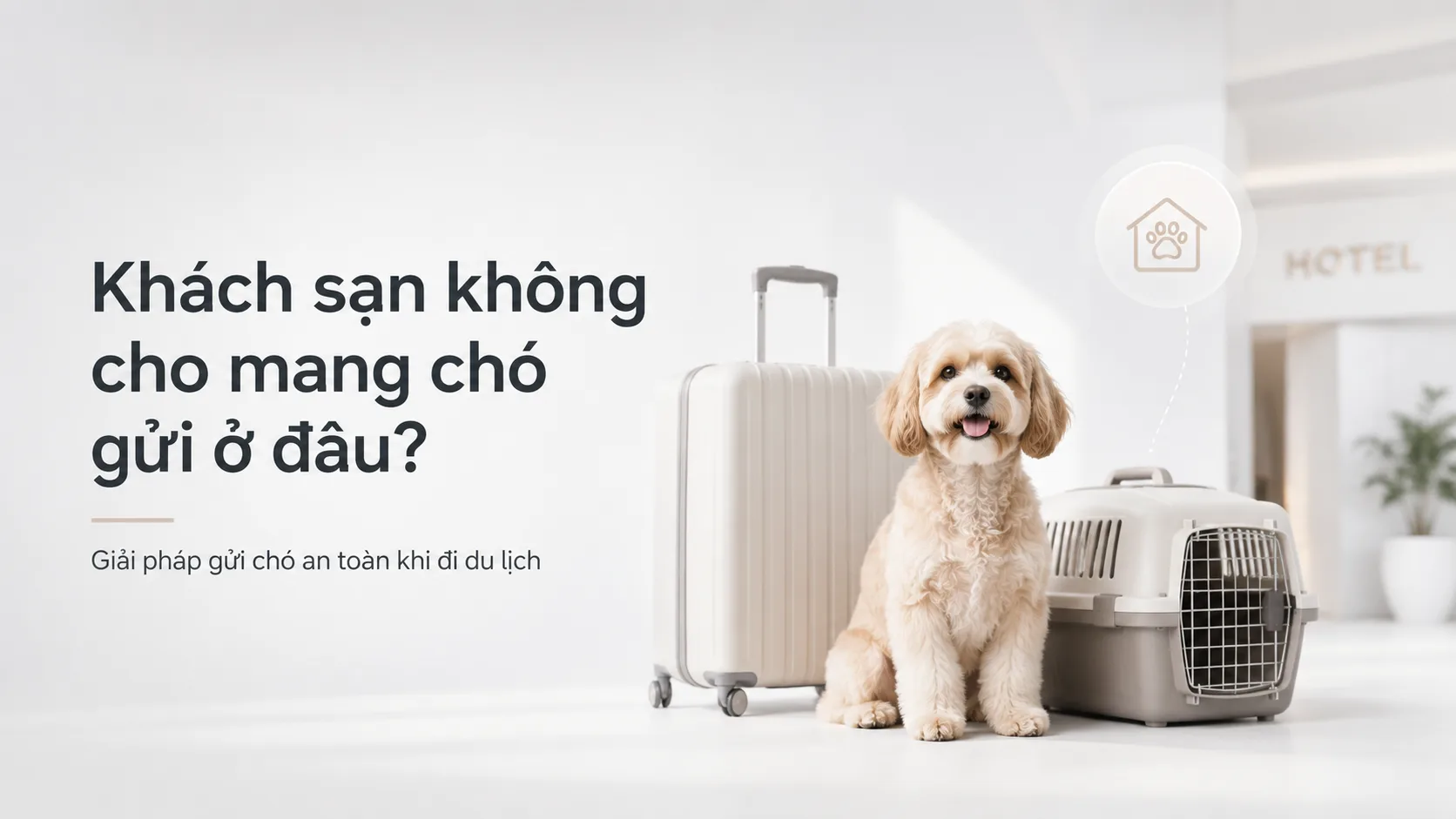 Khách sạn không cho mang chó gửi ở đâu? Hướng dẫn chọn nơi gửi an toàn khi đi du lịch