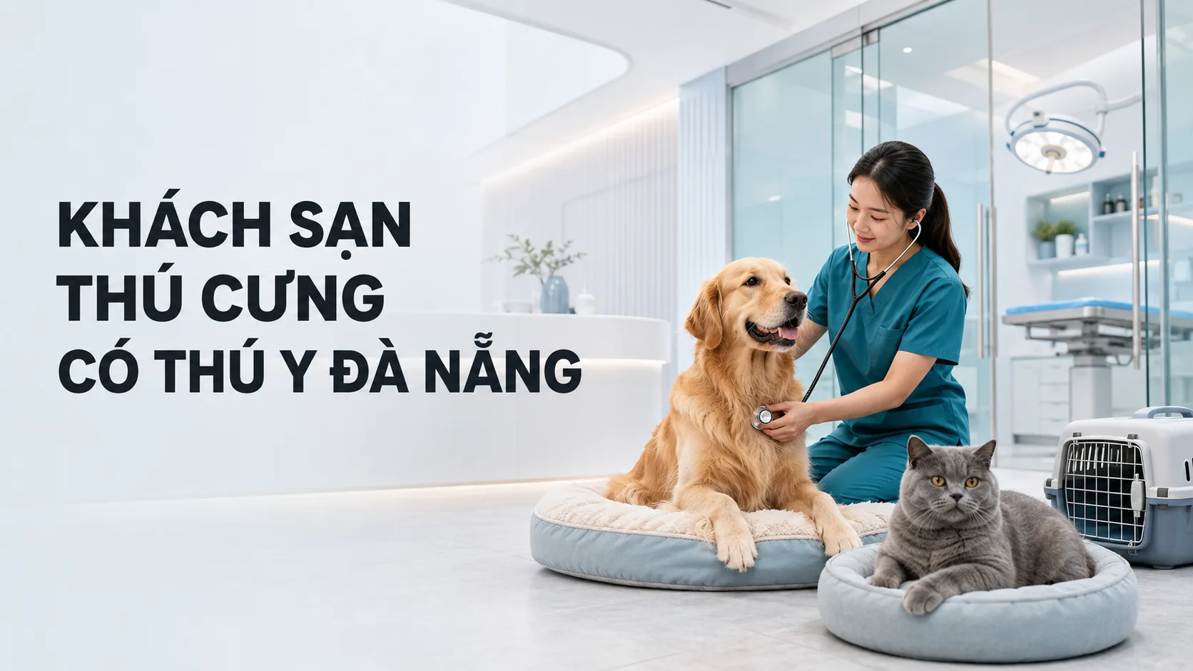 Khách sạn thú cưng có thú y Đà Nẵng: cách chọn nơi lưu trú an toàn