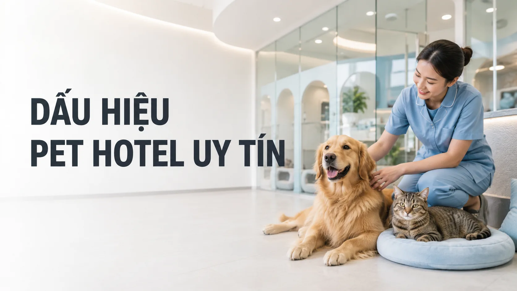 Dấu hiệu pet hotel uy tín: 18 tiêu chí giúp bạn chọn đúng nơi gửi thú cưng
