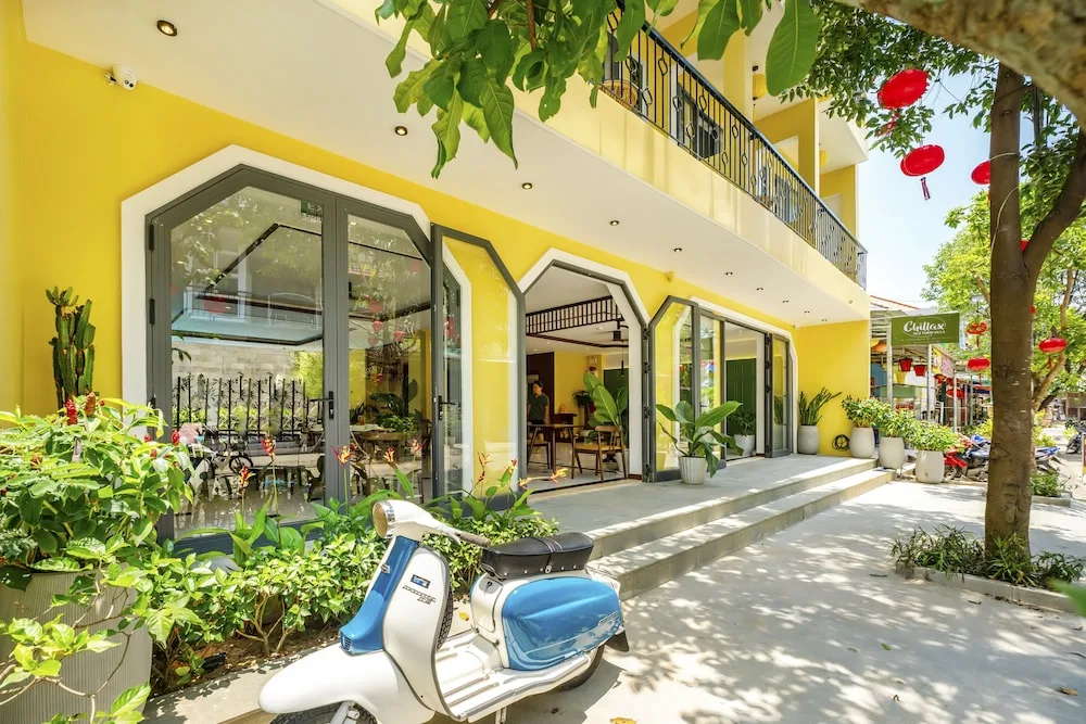 Mặt tiền Chillax Old Town Villa gần phố cổ Hội An