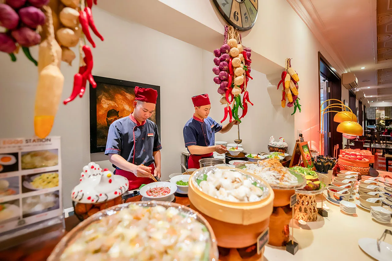buffet tại nhà hàng
