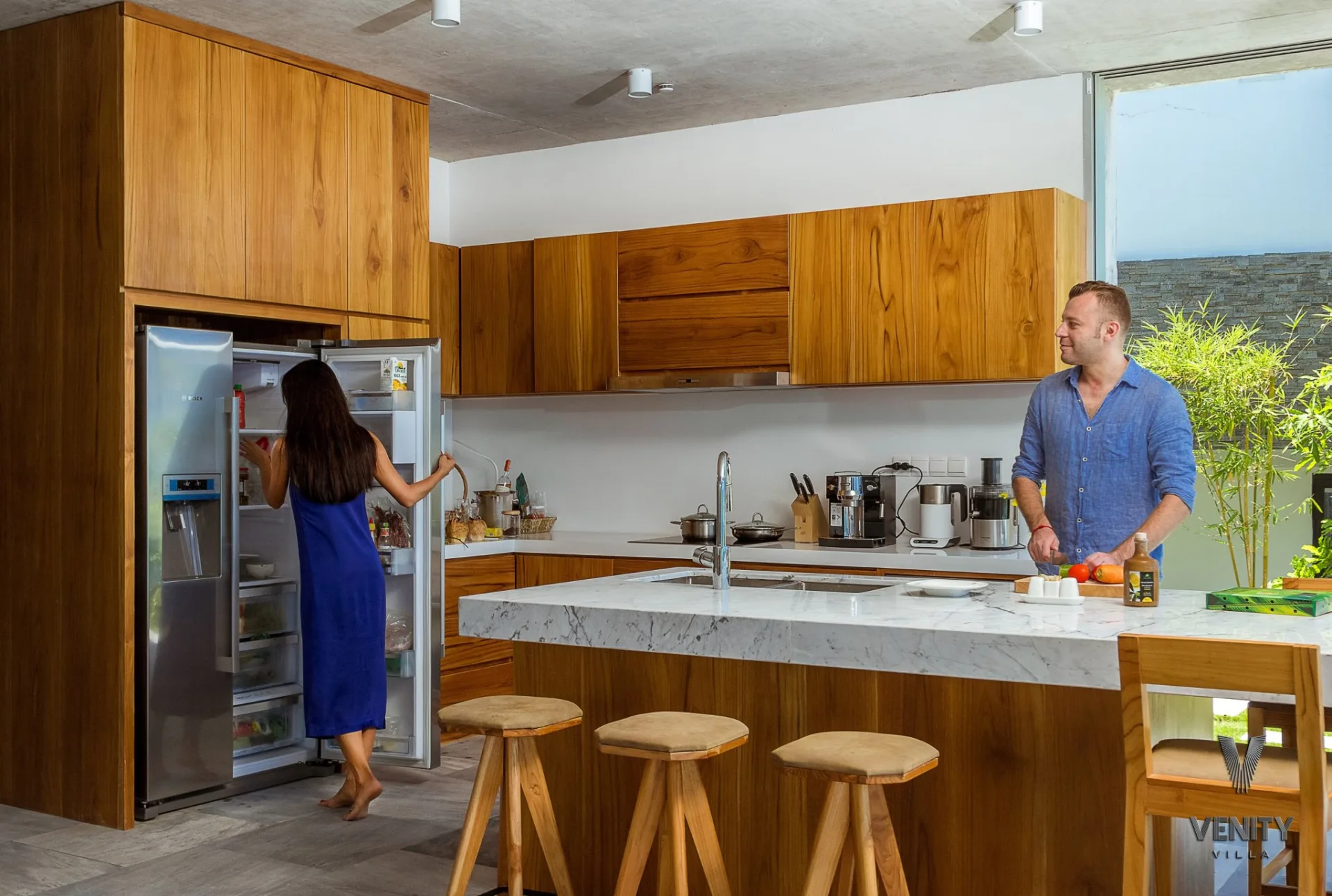 có bếp villa Oceanfront Nha Trang