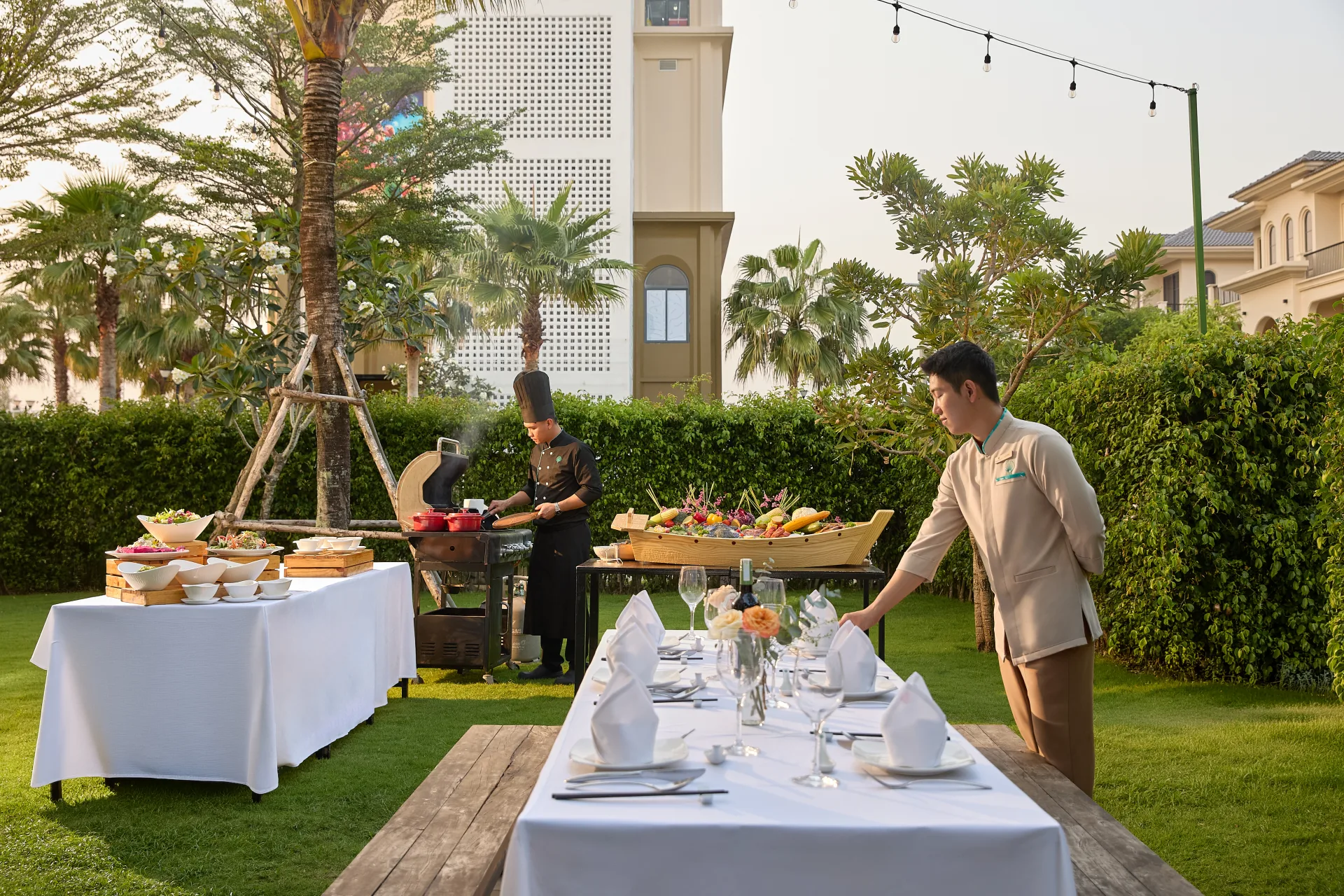 Trải nghiệm BBQ tại vườn