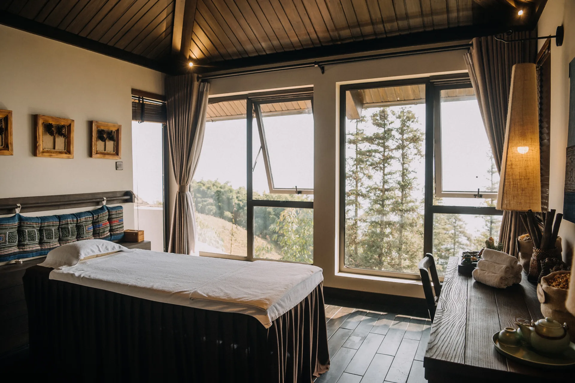Spa là điểm dừng chân lý tưởng để thư giãn, cân bằng cơ thể và tận hưởng trọn vẹn kỳ nghỉ tại Ville De Mont Mountain Resort.